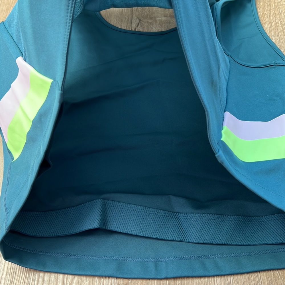 NWT Nike Dry Tight Fit Women’s Green Athletic Sports Bra Crop Top Size 2X - Picture 11 of 16